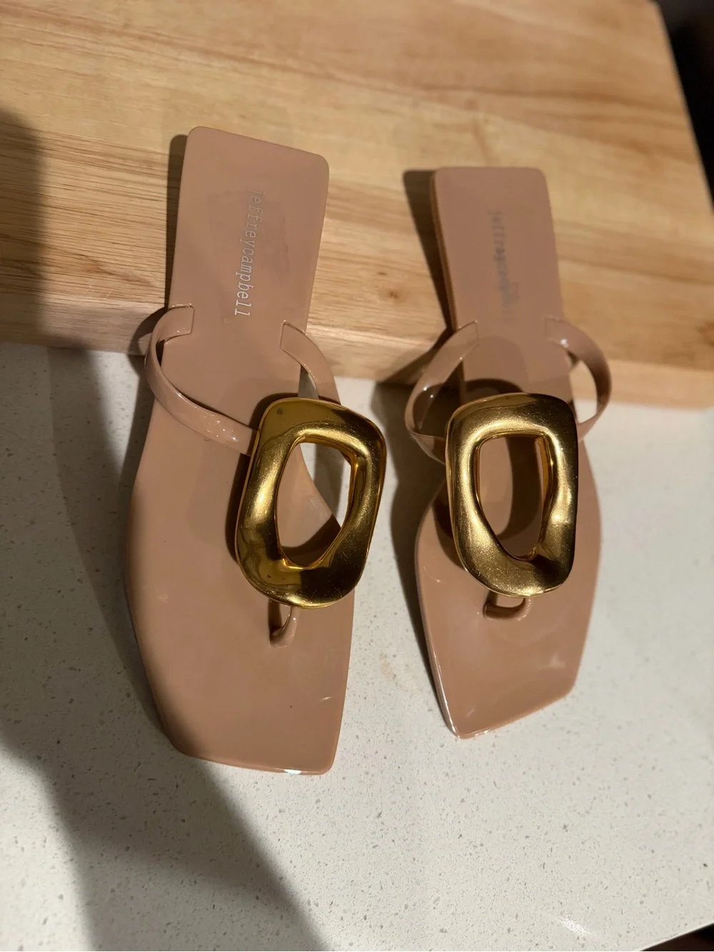 Jeffrey Campbell Linques Sandal Size 10